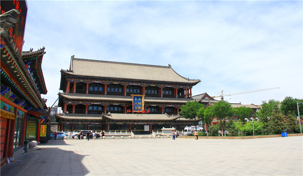 一场永存记忆的旅行;内蒙古呼和浩特,大昭寺,清真大寺,月明楼【第十二